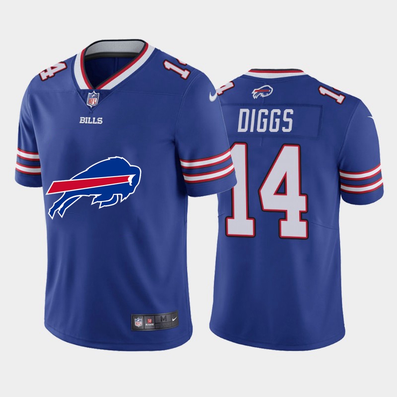 Buffalo Bills #14 Stefon Diggs Royal Blue Men's Big Team Logo Vapor Limited Jersey cheap jerseys for sale - CheapJerseys.Shop