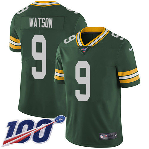 Packers #9 Christian Watson Green Team Color Men's Stitched 100th Season Vapor Untouchable Limited Jersey cheap jerseys for sale - CheapJerseys.Shop
