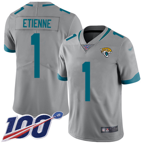 Jaguars #1 Travis Etienne Silver Youth Stitched Limited Inverted Legend 100th Season Jersey cheap jerseys for sale - CheapJerseys.Shop