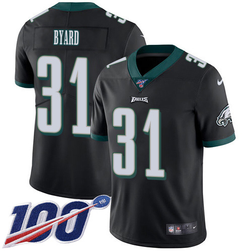 Eagles #31 Kevin Byard Black Alternate Men's Stitched 100th Season Vapor Untouchable Limited Jersey cheap jerseys for sale - CheapJerseys.Shop