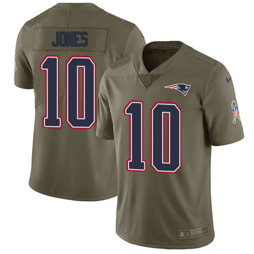 Patriots #10 Mac Jones Olive Youth Stitched Limited 2017 Salute To Service Jersey cheap jerseys for sale - CheapJerseys.Shop