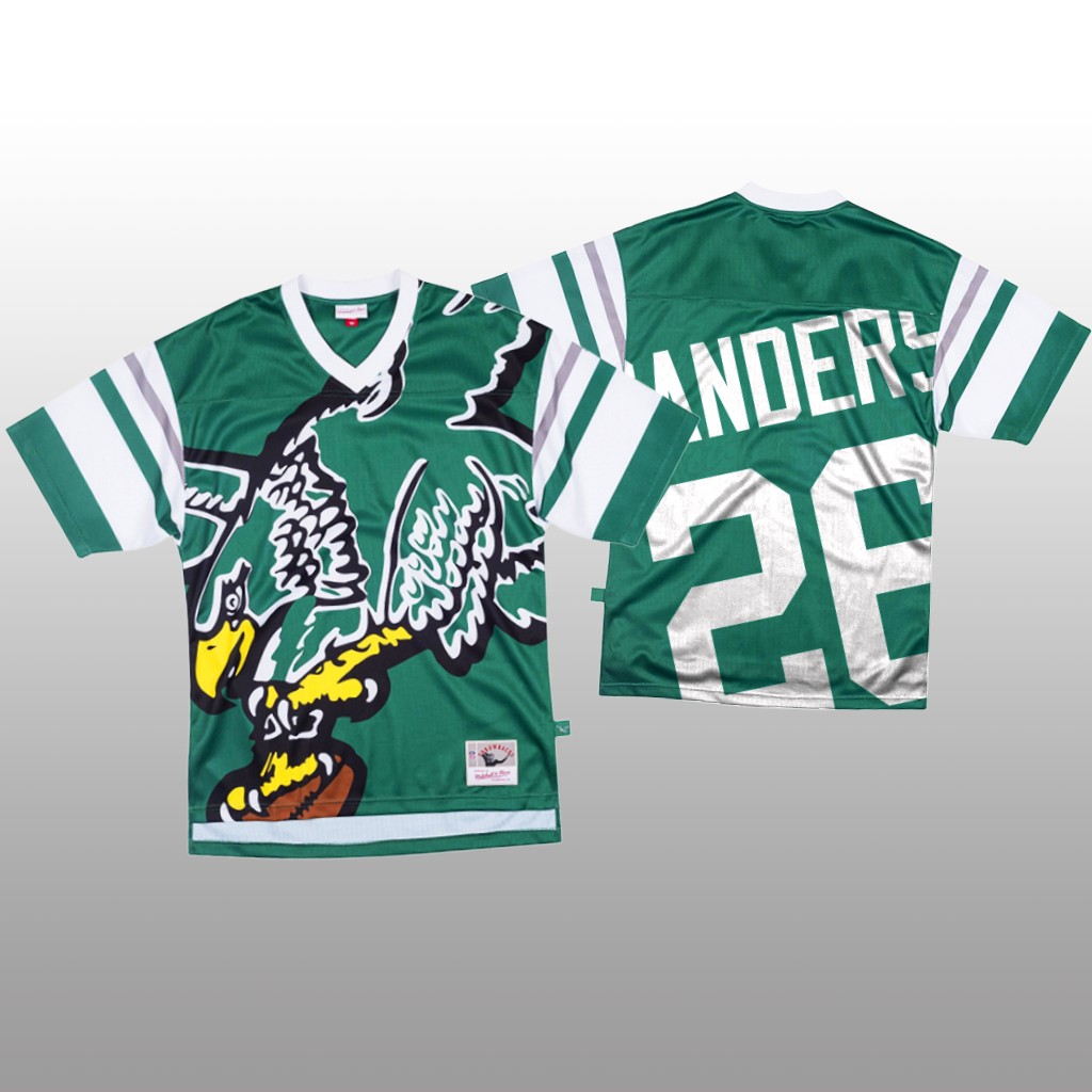Philadelphia Eagles #26 Miles Sanders Green Men's Mitchell & Nell Big Face Fashion Limited Jersey cheap jerseys for sale - CheapJerseys.Shop