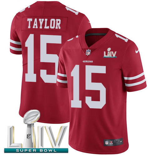 San Francisco 49ers #15 Trent Taylor Red Super Bowl LIV 2020 Team Color Youth Stitched Vapor Untouchable Limited Jersey Youth cheap jerseys for sale - CheapJerseys.Shop
