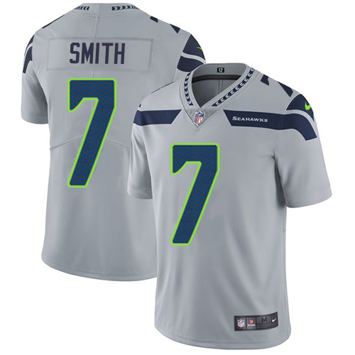 Seahawks #7 Geno Smith Grey Alternate Youth Stitched Vapor Untouchable Limited Jersey cheap jerseys for sale - CheapJerseys.Shop