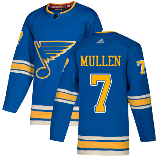 St. Louis Blues #7 Joe Mullen Light Blue Alternate Authentic Stitched Jersey Men's cheap jerseys for sale - CheapJerseys.Shop