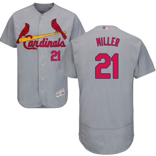 St.Louis Cardinals #21 Andrew Miller Grey Flexbase Authentic Collection Stitched Jersey Men's cheap jerseys for sale - CheapJerseys.Shop
