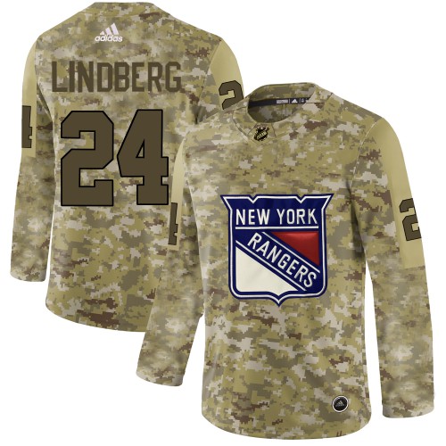 New York Rangers #24 Oscar Lindberg Camo Authentic Stitched Jersey Men's cheap jerseys for sale - CheapJerseys.Shop