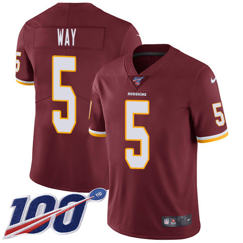 Washington Commanders #5 Tress Way Burgundy Team Color Youth Stitched 100th Season Vapor Untouchable Limited Jersey Youth cheap jerseys for sale - CheapJerseys.Shop