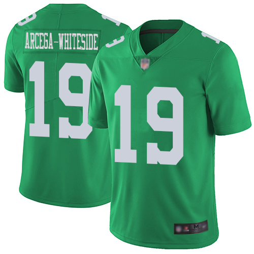 Philadelphia Eagles #19 JJ Arcega-Whiteside Green Men's Stitched Limited Rush Jersey Men's cheap jerseys for sale - CheapJerseys.Shop