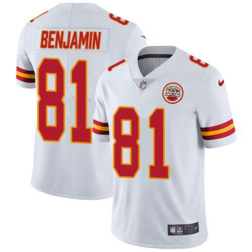 Kansas City Chiefs #81 Kelvin Benjamin White Men's Stitched Vapor Untouchable Limited Jersey Men's cheap jerseys for sale - CheapJerseys.Shop