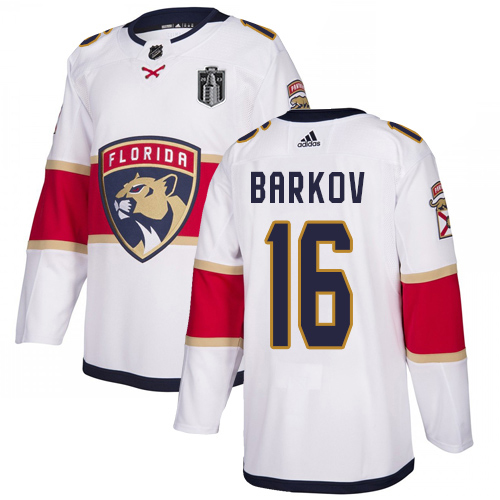 Lightning #16 Aleksander Barkov White 2023 Stanley Cup Final Patch Road Authentic Stitched Jersey cheap jerseys for sale - CheapJerseys.Shop