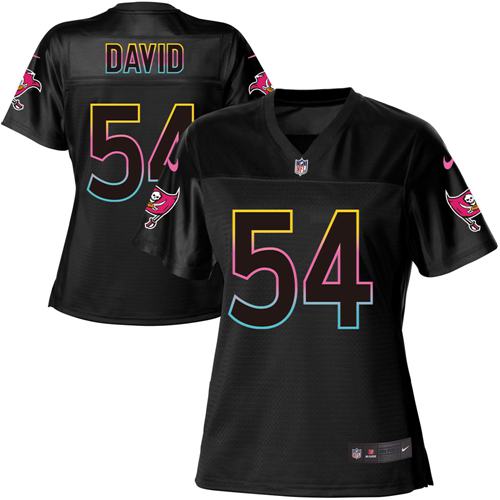 Buccaneers #54 Lavonte David Black Women's Fashion Game Jersey cheap jerseys for sale - CheapJerseys.Shop