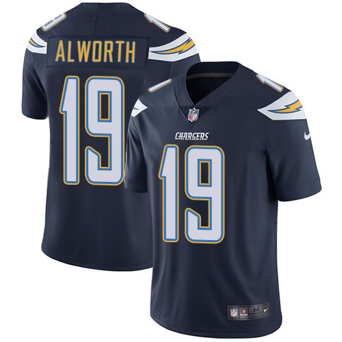 Los Angeles Chargers #19 Lance Alworth Navy Blue Team Color Men's Stitched Vapor Untouchable Limited Jersey Men's cheap jerseys for sale - CheapJerseys.Shop