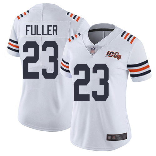Chicago Bears #23 Kyle Fuller White Alternate Women's Stitched Vapor Untouchable Limited 100th Season Jersey Womens cheap jerseys for sale - CheapJerseys.Shop