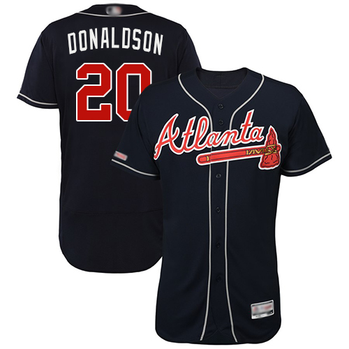 Atlanta Braves #20 Josh Donaldson Navy Blue Flexbase Authentic Collection Stitched Jersey Men's cheap jerseys for sale - CheapJerseys.Shop