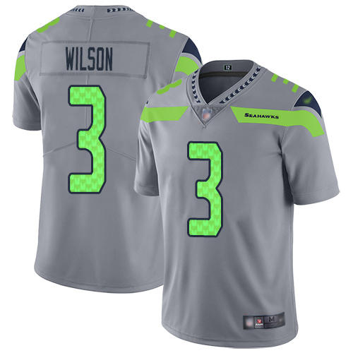 Seattle Seahawks #3 Russell Wilson Gray Men's Stitched Limited Inverted Legend Jersey Men's cheap jerseys for sale - CheapJerseys.Shop