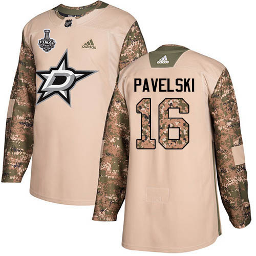 Dallas Stars #16 Joe Pavelski Camo Authentic 2017 Veterans Day Youth 2020 Stanley Cup Final Stitched Jersey Youth cheap jerseys for sale - CheapJerseys.Shop