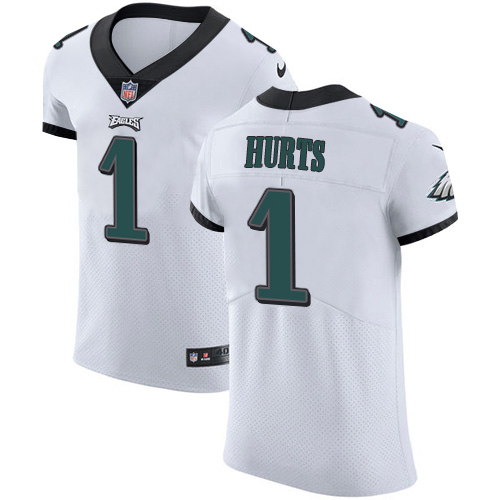 Eagles #1 Jalen Hurts White Men's Stitched New Elite Jersey cheap jerseys for sale - CheapJerseys.Shop