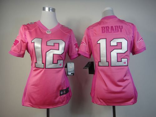 Patriots #12 Tom Brady Pink Women's Be Luv'd Stitched Elite Jersey cheap jerseys for sale - CheapJerseys.Shop