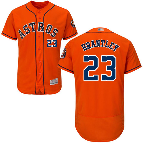 Houston Astros #23 Michael Brantley Orange Flexbase Authentic Collection Stitched Jersey Men's cheap jerseys for sale - CheapJerseys.Shop