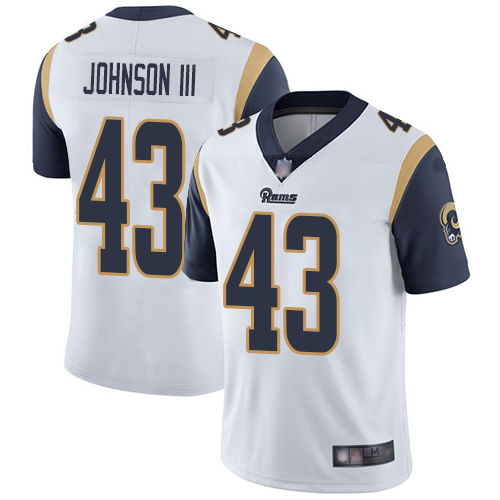 Los Angeles Rams #43 John Johnson III White Men's Stitched Vapor Untouchable Limited Jersey Men's cheap jerseys for sale - CheapJerseys.Shop