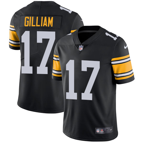 Pittsburgh Steelers #17 Joe Gilliam Black Alternate Men's Stitched Vapor Untouchable Limited Jersey Men's cheap jerseys for sale - CheapJerseys.Shop