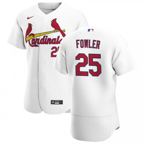 St. Louis St.Louis Cardinals #25 Dexter Fowler Men's White Home 2020 Authentic Player Jersey Men's cheap jerseys for sale - CheapJerseys.Shop