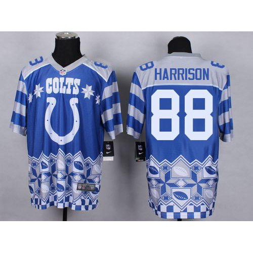 Indianapolis Colts #88 Marvin Harrison Royal Blue Men's Stitched Elite Noble Fashion Jersey Men's cheap jerseys for sale - CheapJerseys.Shop