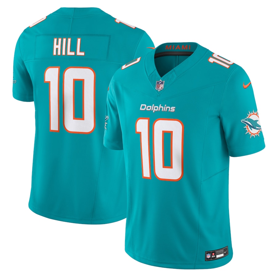 Miami Dolphins #10 Ttyreek Hill Men's Aqua Vapor F.U.S.E. Limited Jersey cheap jerseys for sale - CheapJerseys.Shop