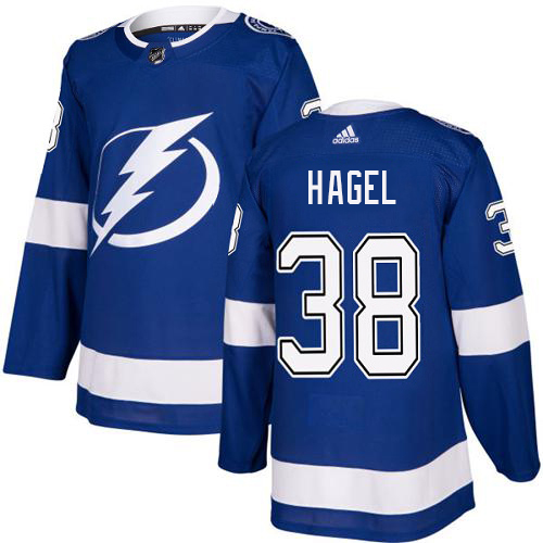 Tampa Bay Lightning #38 Brandon Hagel Blue Home Authentic Stitched Youth Jersey Youth cheap jerseys for sale - CheapJerseys.Shop