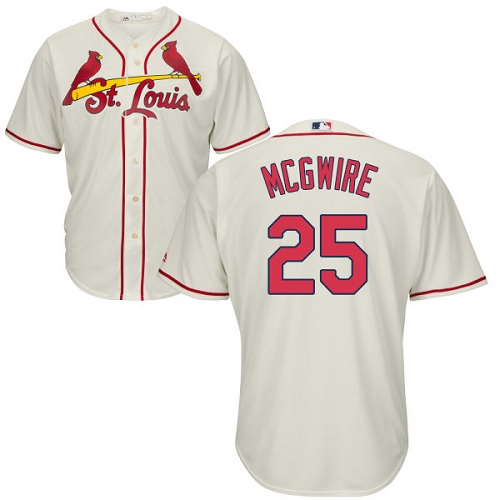 St.Louis Cardinals #25 Mark McGwire Cream Cool Base Stitched Youth Jersey Youth cheap jerseys for sale - CheapJerseys.Shop
