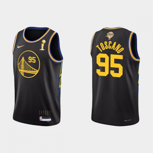 Golden State Golden State Warriors #95 Juan Toscano-Anderson Mens Black 2021-22 Finals Champions Swingman Jersey Mens cheap jerseys for sale - CheapJerseys.Shop