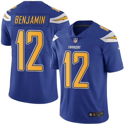 Los Angeles Chargers #12 Travis Benjamin Electric Blue Men's Stitched Limited Rush Jersey Men's cheap jerseys for sale - CheapJerseys.Shop