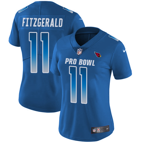 Cardinals #11 Larry Fitzgerald Royal Women's Stitched Limited NFC 2018 Pro Bowl Jersey cheap jerseys for sale - CheapJerseys.Shop