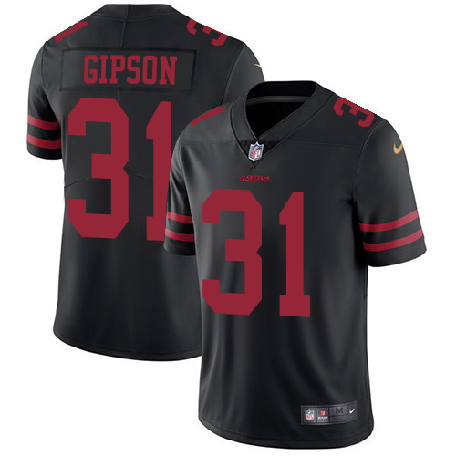 49ers #31 Tashaun Gipson Black Alternate Youth Stitched Vapor Untouchable Limited Jersey cheap jerseys for sale - CheapJerseys.Shop