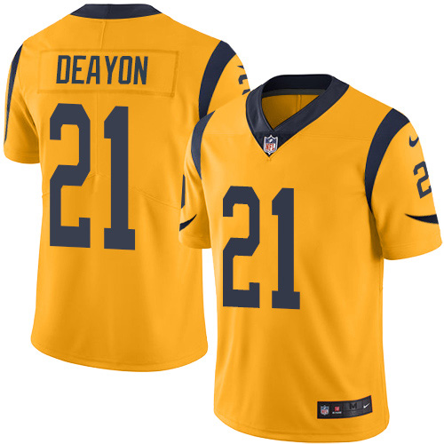 Los Angeles Rams #21 Donte Deayon Gold Men's Stitched Limited Rush Jersey Men's cheap jerseys for sale - CheapJerseys.Shop