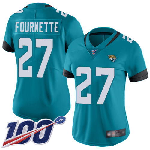 Jaguars #27 Leonard Fournette Teal Green Alternate Women's Stitched 100th Season Vapor Limited Jersey cheap jerseys for sale - CheapJerseys.Shop