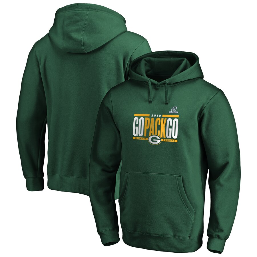 Green Bay Packers 2019 Playoffs Bound Hometown Checkdown Pullover Hoodie Green cheap jerseys for sale - CheapJerseys.Shop