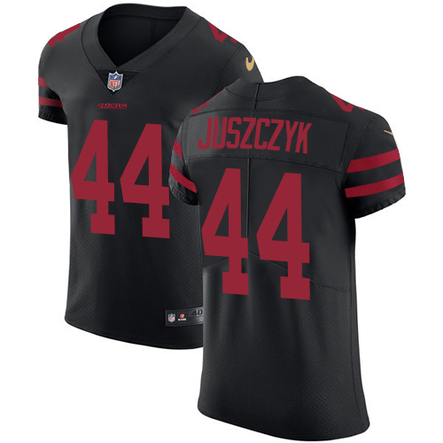 49ers #44 Kyle Juszczyk Black Alternate Men's Stitched Vapor Untouchable Elite Jersey cheap jerseys for sale - CheapJerseys.Shop