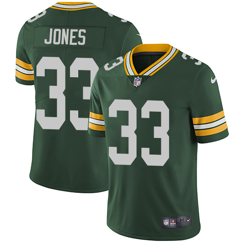 Packers #33 Aaron Jones Green Team Color Men's Stitched Vapor Untouchable Limited Jersey cheap jerseys for sale - CheapJerseys.Shop