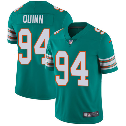 Miami Dolphins #94 Robert Quinn Aqua Green Alternate Youth Stitched Vapor Untouchable Limited Jersey Youth cheap jerseys for sale - CheapJerseys.Shop