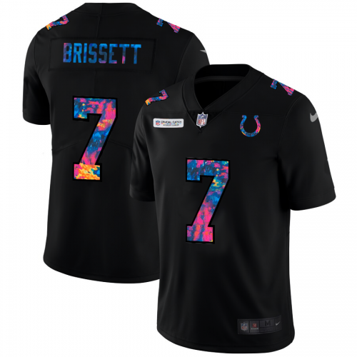 Indianapolis Indianapolis Colts #7 Jacoby Brissett Men's Multi-Color Black 2020 Crucial Catch Vapor Untouchable Limited Jersey Men's cheap jerseys for sale - CheapJerseys.Shop
