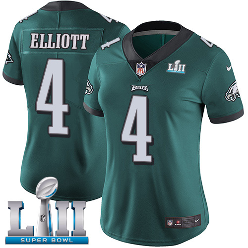 Philadelphia Eagles #4 Jake Elliott Midnight Green Team Color Super Bowl LII Women's Stitched Vapor Untouchable Limited Jersey Womens cheap jerseys for sale - CheapJerseys.Shop