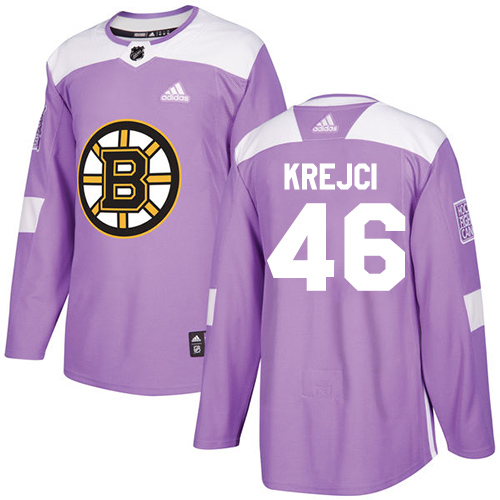 Boston Bruins #46 David Krejci Purple Authentic Fights Cancer Youth Stitched Jersey Youth cheap jerseys for sale - CheapJerseys.Shop