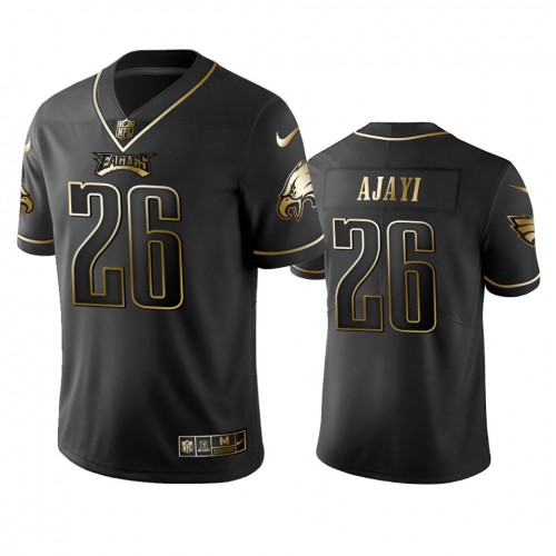 Philadelphia Eagles #26 Jay Ajayi Black Golden Limited Edition Stitched Jersey Men's cheap jerseys for sale - CheapJerseys.Shop