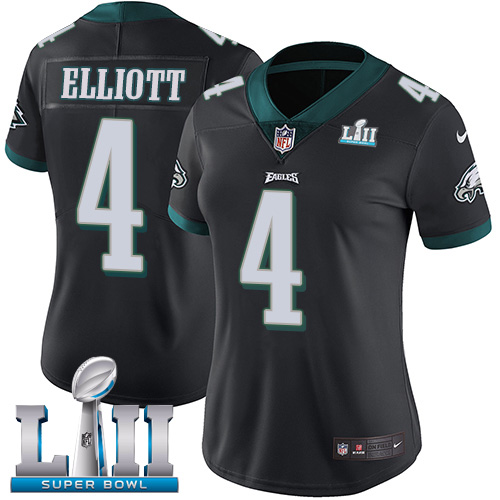 Philadelphia Eagles #4 Jake Elliott Black Alternate Super Bowl LII Women's Stitched Vapor Untouchable Limited Jersey Womens cheap jerseys for sale - CheapJerseys.Shop