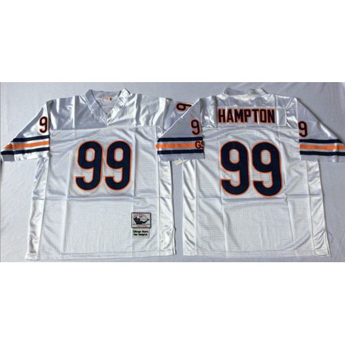 Mitchell&Ness Chicago Bears #99 Dan Hampton White Small No. Throwback Stitched Jersey Men's cheap jerseys for sale - CheapJerseys.Shop