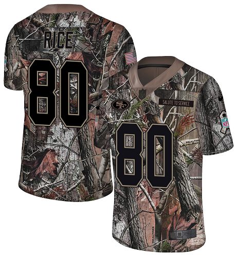 49ers #80 Jerry Rice Camo Men's Stitched Limited Rush Realtree Jersey cheap jerseys for sale - CheapJerseys.Shop