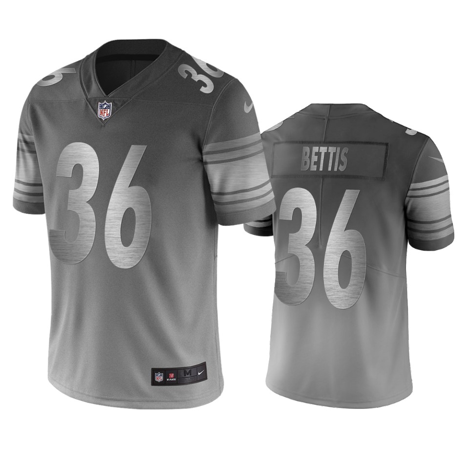 Pittsburgh Steelers #36 Jerome Bettis Silver Gray Vapor Limited City Edition Jersey cheap jerseys for sale - CheapJerseys.Shop