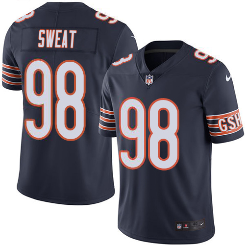 Bears #98 Montez Sweat Navy Blue Team Color Youth Stitched Vapor Untouchable Limited Jersey cheap jerseys for sale - CheapJerseys.Shop